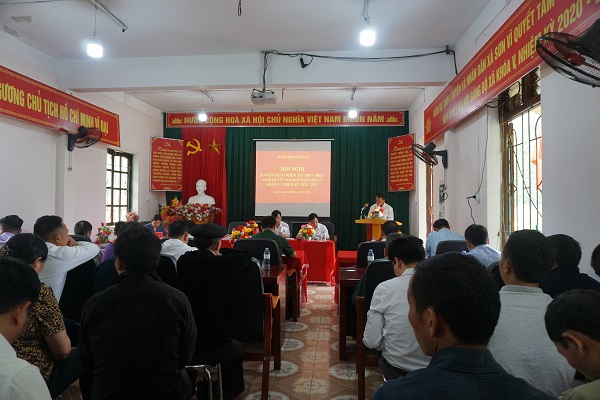 Đảng bộ xã Sơn Vĩ sơ kết giữa nhiệm kỳ Đại hội Đảng bộ xã lần thứ V, nhiệm kỳ 2020- 2025.