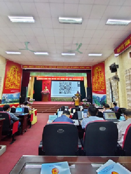 Xã Sơn Vĩ cử Cán bộ, công chức tham gia tập huấn về công tác chuyên đề đẩy mạnh cải cách hành chính tại huyện Mèo Vạc